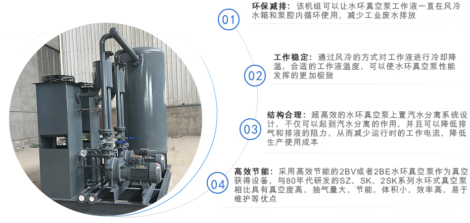 FY系列风冷式水环真空泵机组