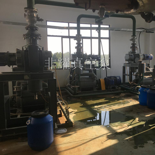 罗茨泵水环真空泵机组用在化纤干燥